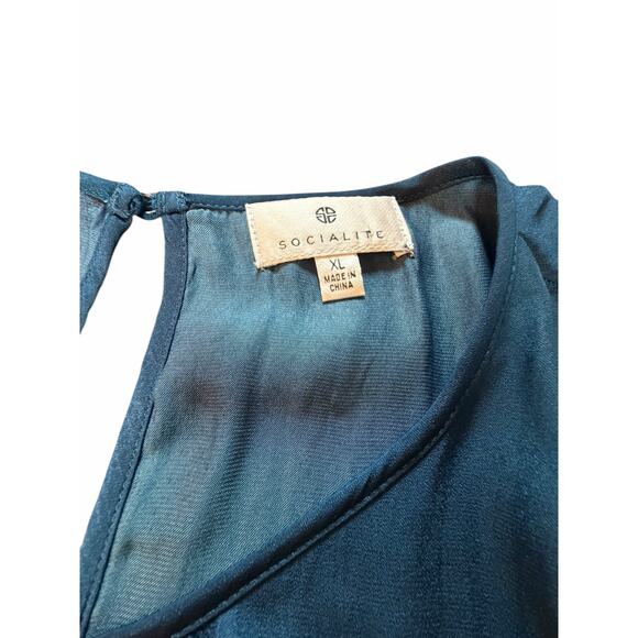 Teal Blue Socialite Dress - Size XL - Picture 3 of 10